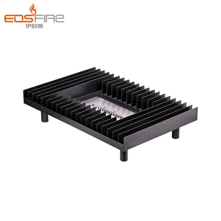 High Quality stainless steel indoor outdoor tabletop gel corner fireplace