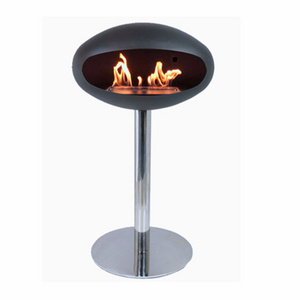 2024 latest design sphere oval  Ventless Bio Ethanol freestanding  Fireplace