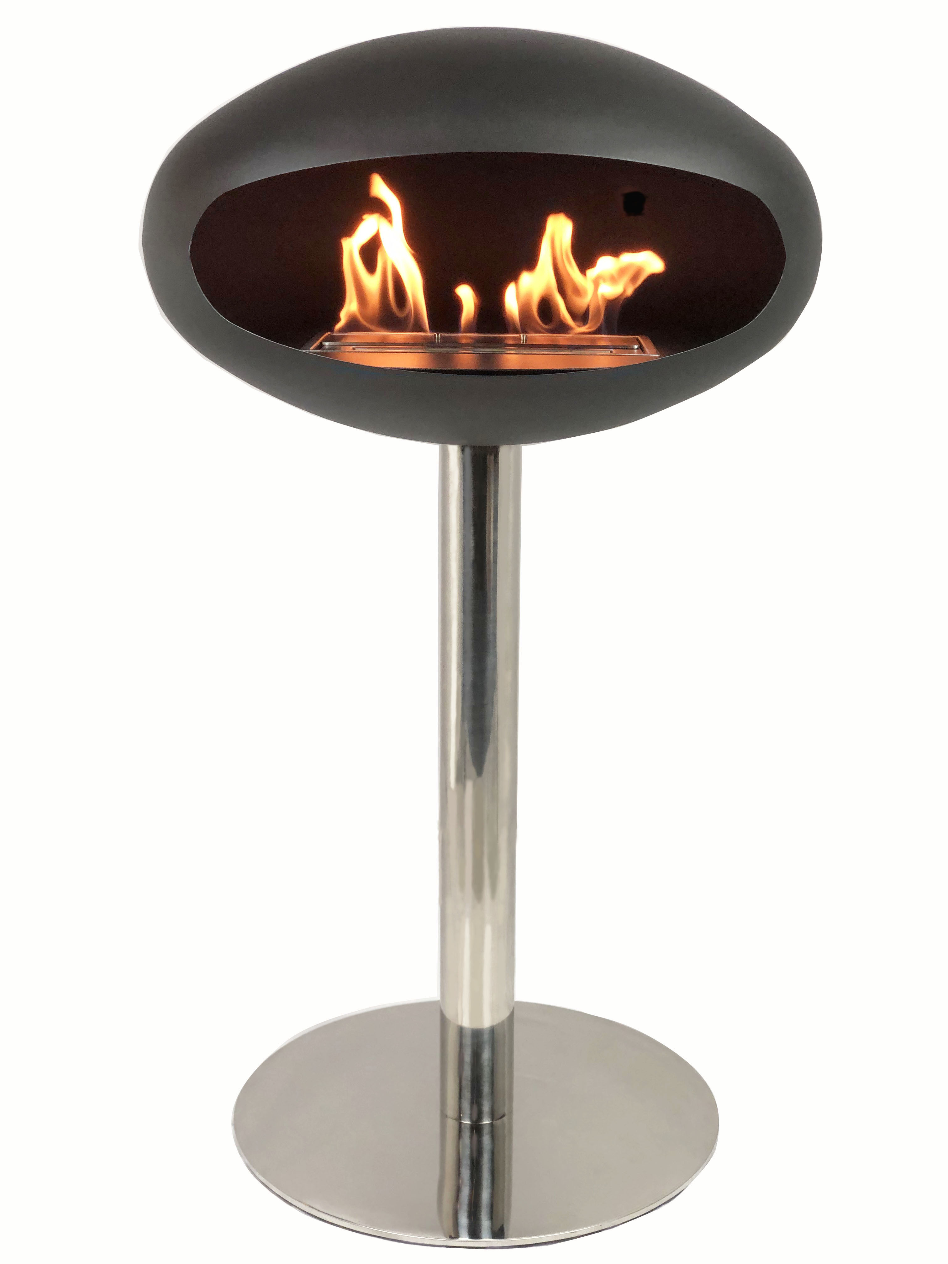 2024 latest design sphere oval  Ventless Bio Ethanol freestanding  Fireplace