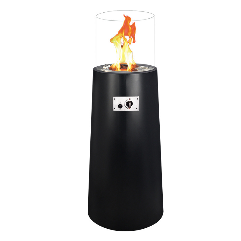 Modern outdoor freestanding gas stove round fire pit burner