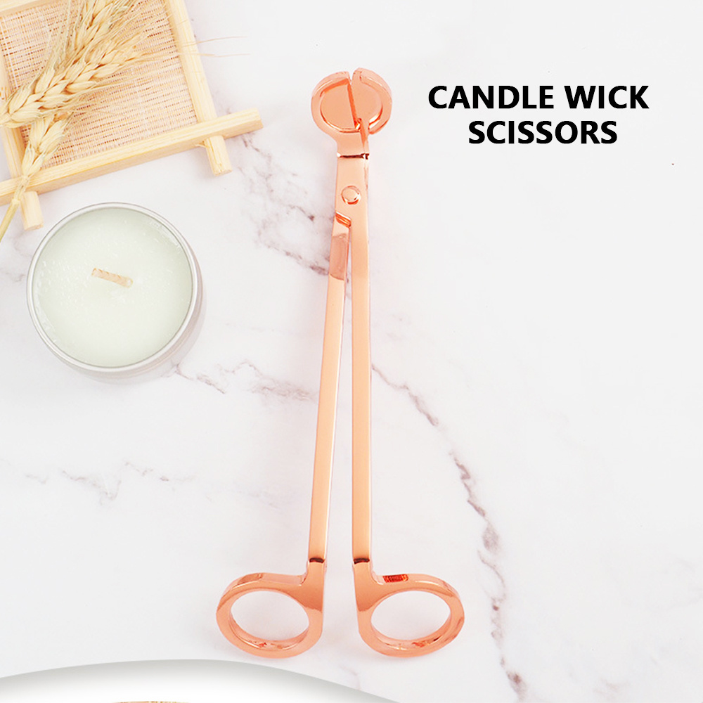 Wholesale candle tools 3 pieces candle trimmer set  Wick trimmer candle snuffer set