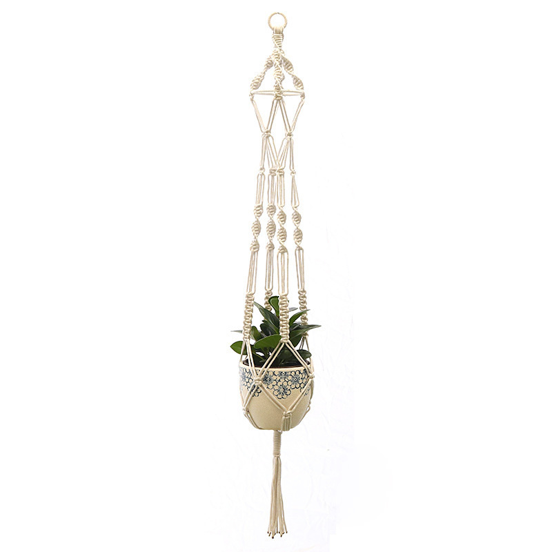 Handmade Cotton Macrame Hang Home Decoration Plant Hanger