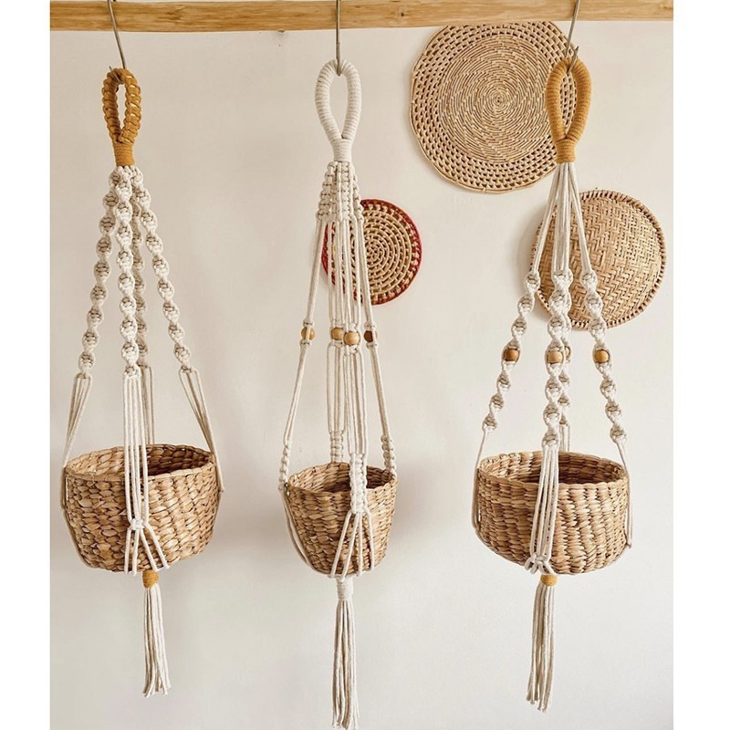 2023 DIY Home Decor bohemian home decor plant hanger hook macrame air plants decoratieve macrame plant hangers