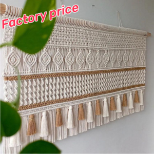 Well-designed eco-friendly wall decorations for home home decoration macrame wall hanging moon bat macrame wall hanging