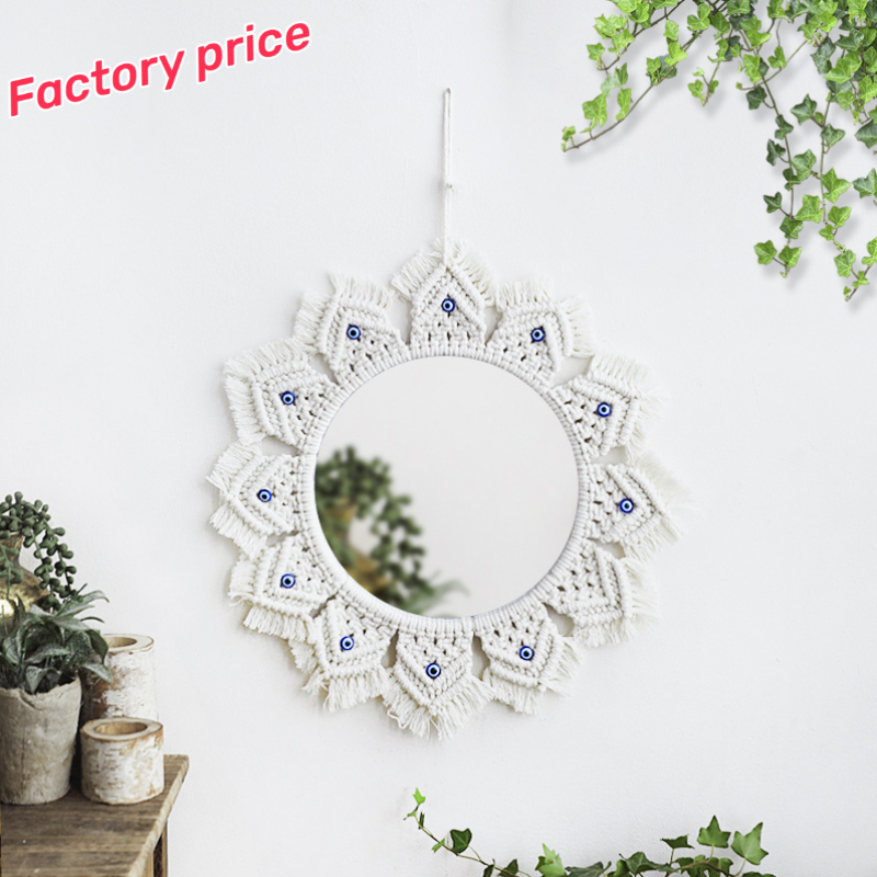 Home Decor  diy wall mirror luxury teardrop wall hanging mirror wall decor