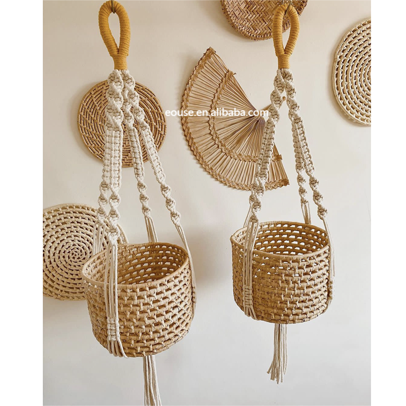 New Designs Macrame Plant Hanger Hanging Planter For Home Decor Wall Hanging Planter Boho For Living Room Handmade Wholesale