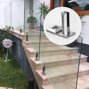 cheap 12mm tempered glass balcony railing balustrades design stainless steel glass railing