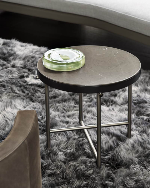 Matte Stainless Steel Square Tube Base apply for Fancy Glass Wood Coffee Table