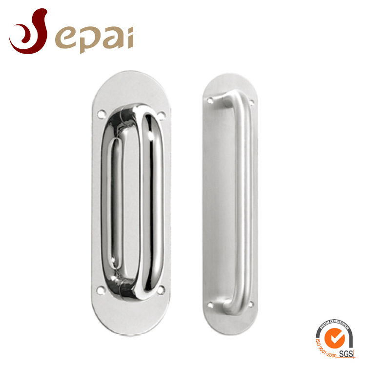 Metal kick plates for fire door, stainless steel push and pull plate door handle