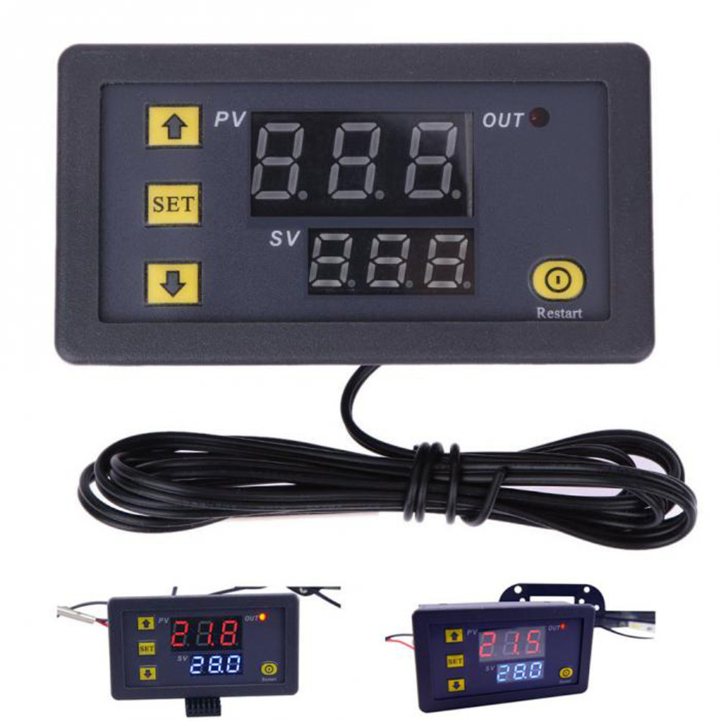 W3230 High Precision Temperature Controller Digital Display Temperature Controller Module Temperature Switch W3230