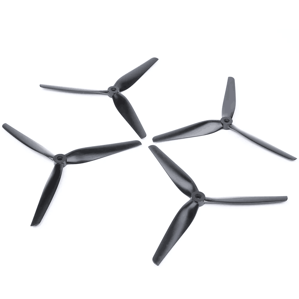 HQPROP 9X4X3 9043 Propeller 3-blade Black-Glass Fiber Nylon CW or CCW X-Class Multirotor MacroQuad RC FPV Racing Drone