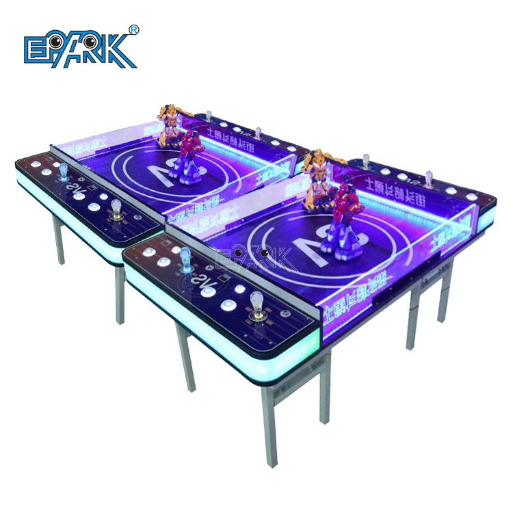 New 4 Players Arcade Table Manufacturer Intelligent Remote Control Fight Toy Robot With Sound And Light