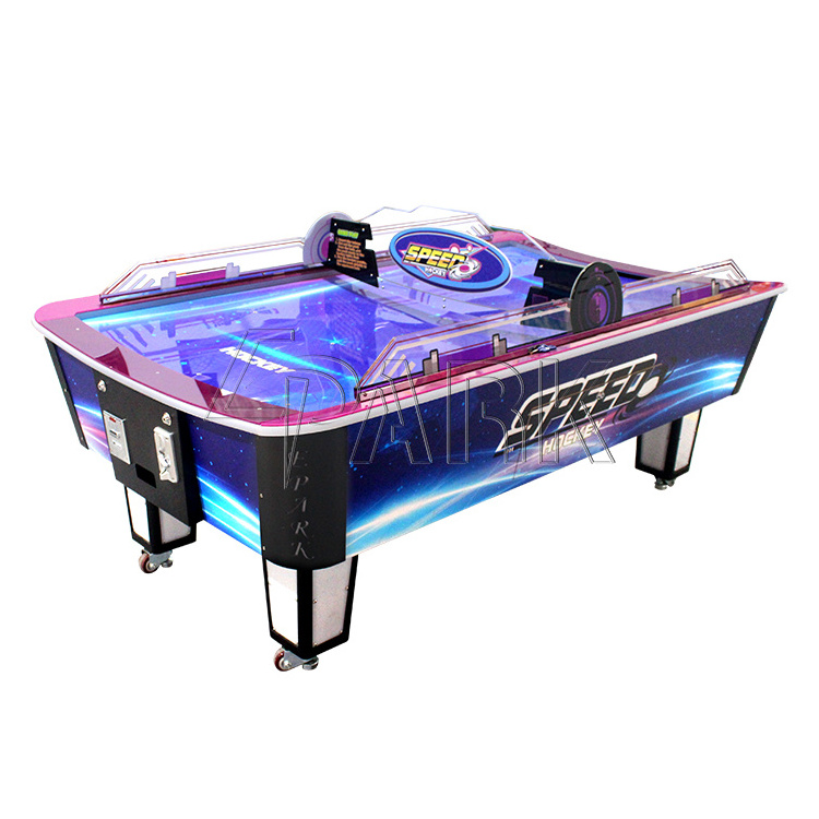 EPARK Curved surface tournament choice air hockey table with electronic scorer L Size Curved Table  coin operated for sale