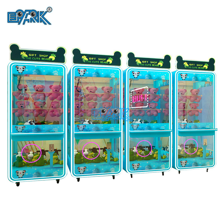 Cheap Amusement Park Coin Operated Game Machine Toy Vending Arcade Claw Crane Machine Claw Machine With Bill Acceptor