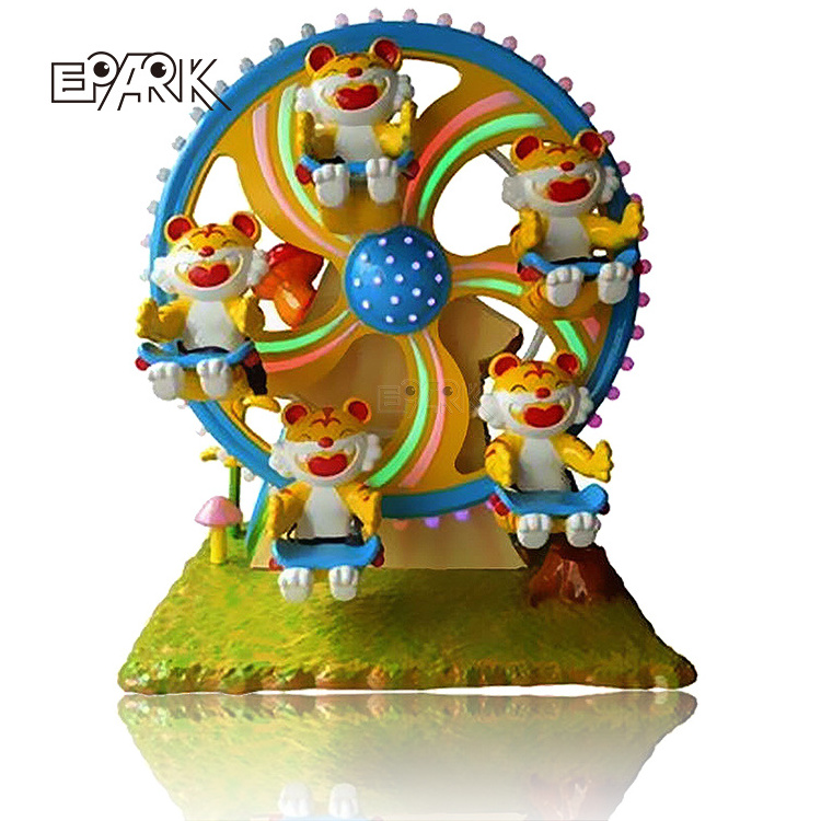 Mini Ferris Wheel Amusement Kiddie Ride Attractive Kids Guangzhou School Products 220V Indoor Amusement Park Equipment 5 Players