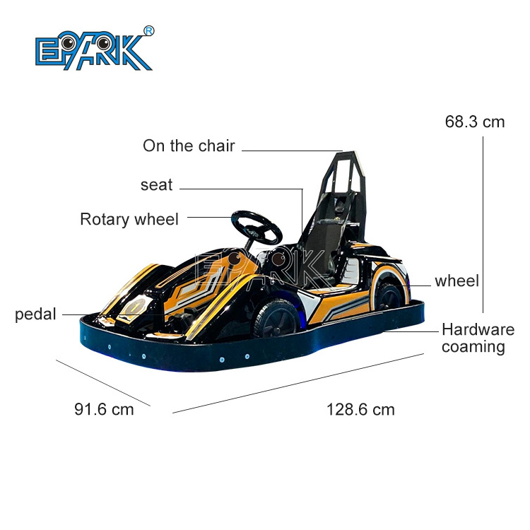 Amusement Park Kids Go Kart Karting Electrico Racing Electric Go Kart For Kids