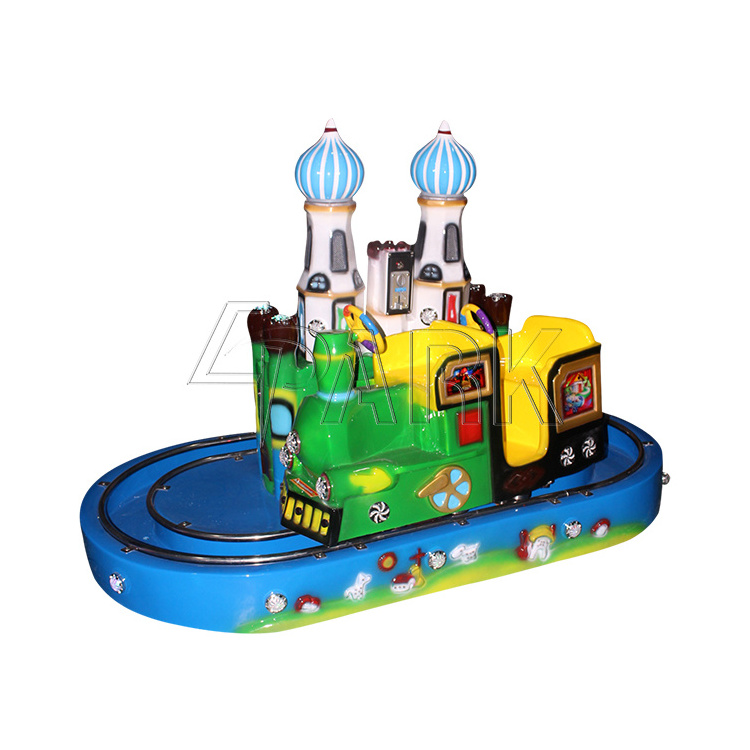 Cheap Price Round Castle Kiddy Ride Train Game Machine Games Video Games For Sale Coin Operated Kiddie Rides Of Helicopter