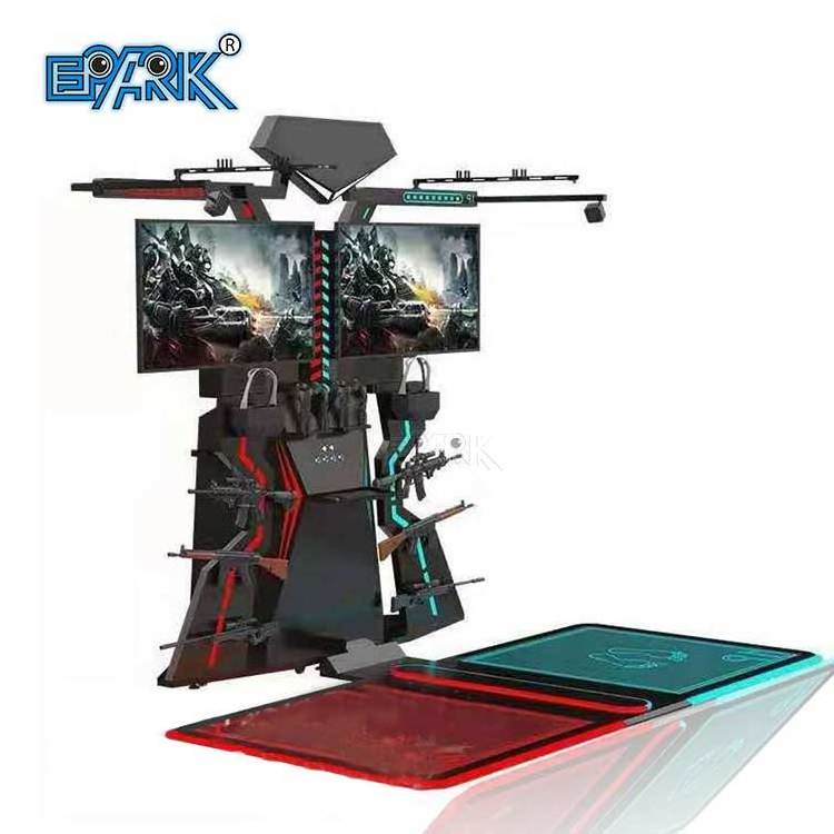 Amusement Park Equipment Vr Shooting Arena 2 Players Virtual Reality 9d Vr Shooting Simulator 360 Degree For Sale