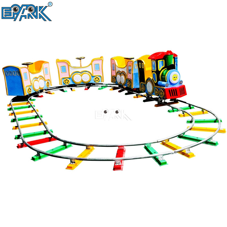 Commercial Games Amusement Park Kiddie Ride On Train ,Railway For Children