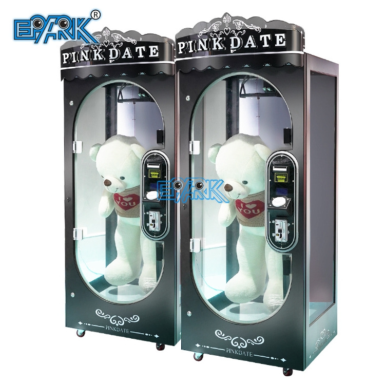 EPARK Win Prize Scissors Arcade Doll Plush Toy Crane Games Pink Date Machine Coin Operated Key Cutting Vending Machines