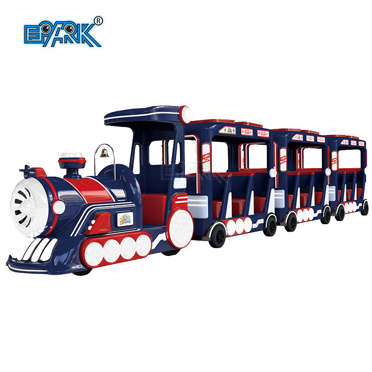 Factory Amusement Park Low Price Adult Kiddie Ride Road Mini Trackless Train For Sale