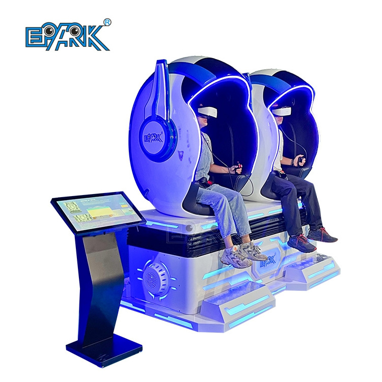 Coin Operated Virtual Reality 2 Seat 9d Glasses VR Egg Chair Cinema For Sale VR Simulator Game Machine