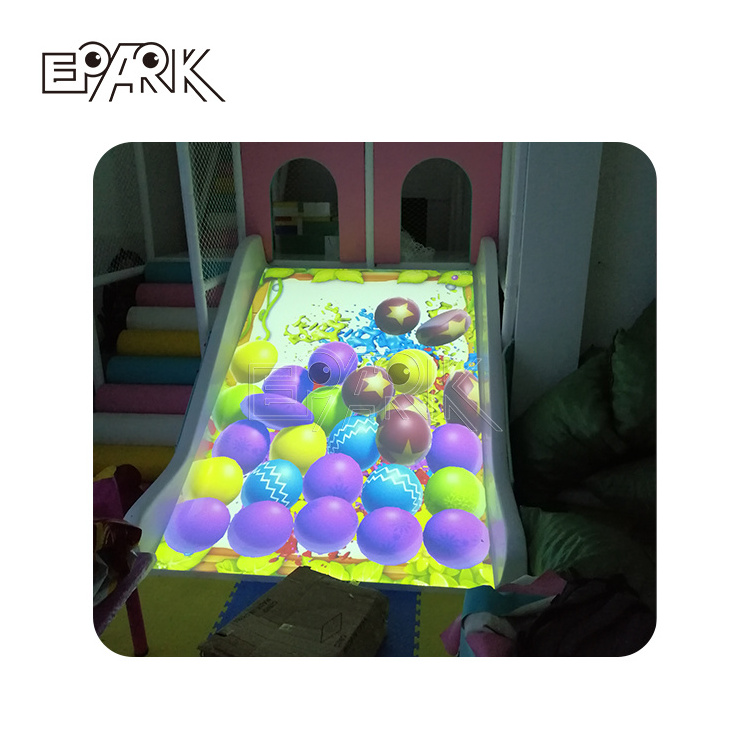 New indoor Children's amusement park interactive Floor Projection Game Floor Best Price Projector Slide