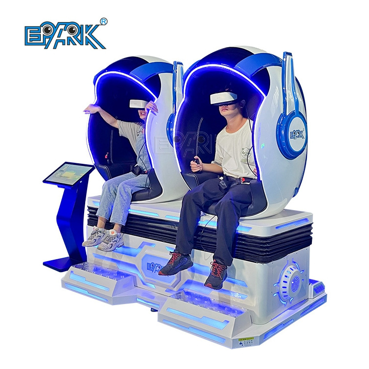 Coin Operated Virtual Reality 2 Seat 9d Glasses VR Egg Chair Cinema For Sale VR Simulator Game Machine