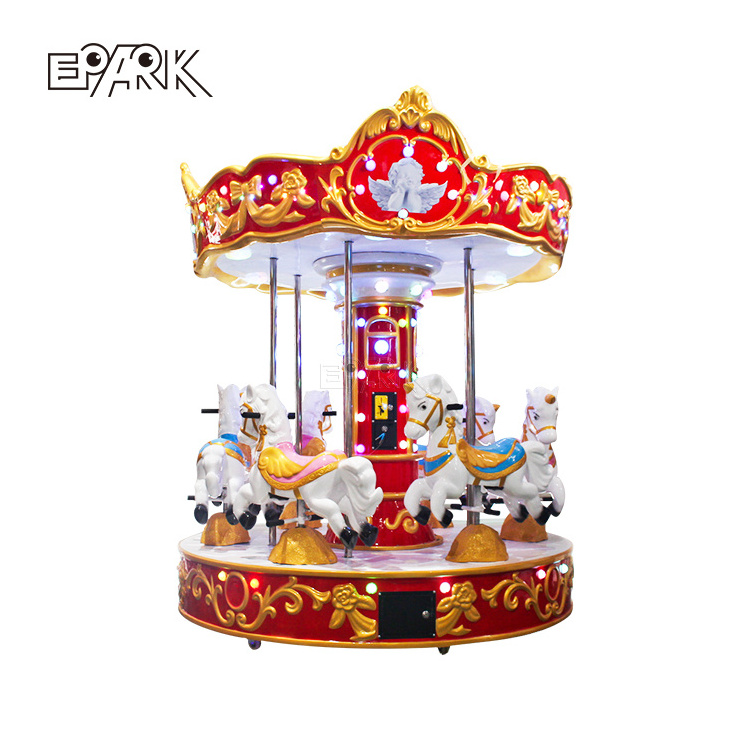 Indoor Outdoor Amusement Park Kids Ride Coin Operated Carousel Ride Amusement Animal Ride For Sale