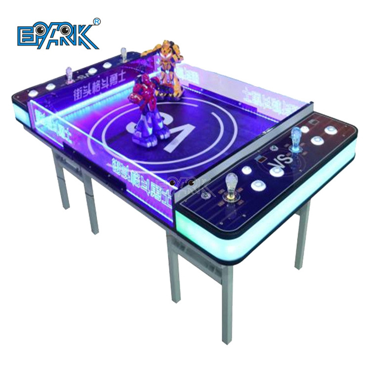 New 4 Players Arcade Table Manufacturer Intelligent Remote Control Fight Toy Robot With Sound And Light