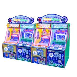 Kids Indoor Lottery Games Machine Happy Soccer 3 Amusement Arcade Game Machines Happy Athletes Token Coin Pusher Gaming Machine