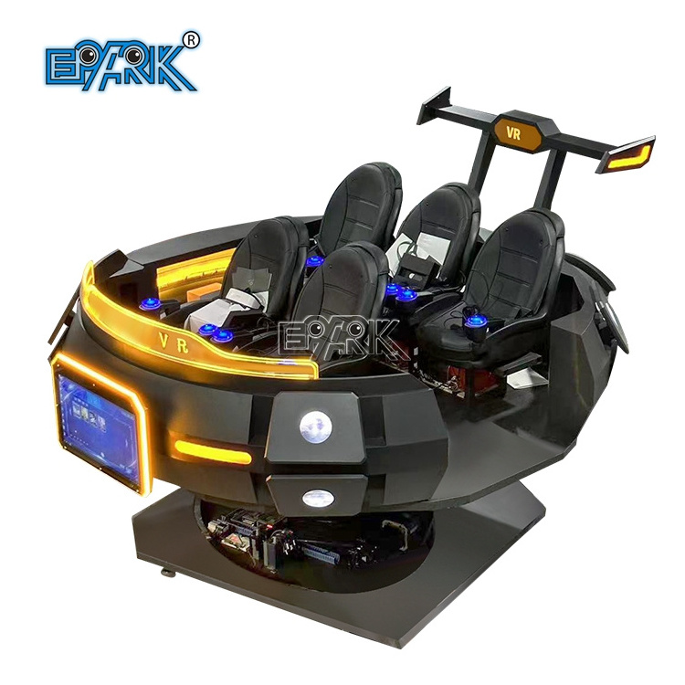 Guangzhou Vr Supplier Tank 5 Seat Cinema Vr Rotation Motion Simulator 9d Vr Chair