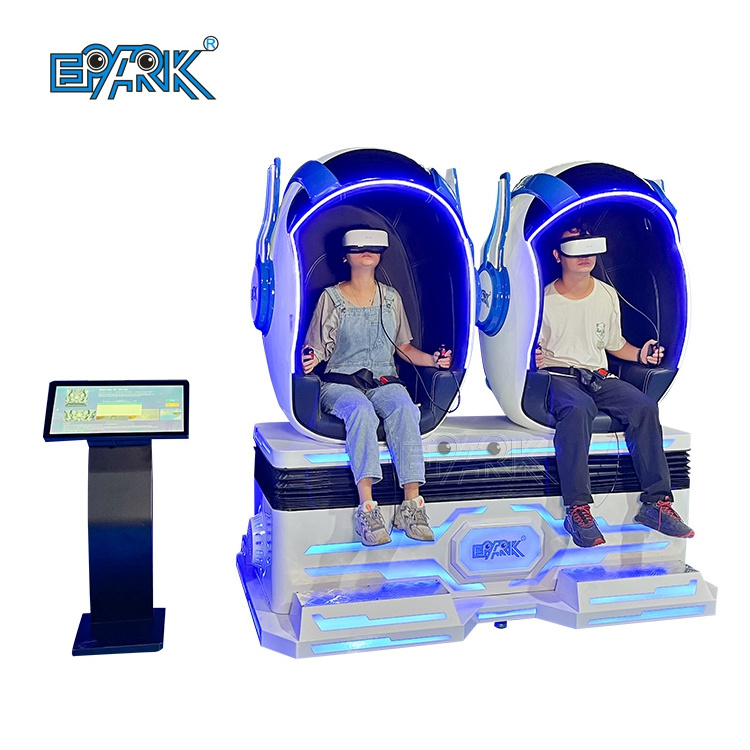 Coin Operated Virtual Reality 2 Seat 9d Glasses VR Egg Chair Cinema For Sale VR Simulator Game Machine