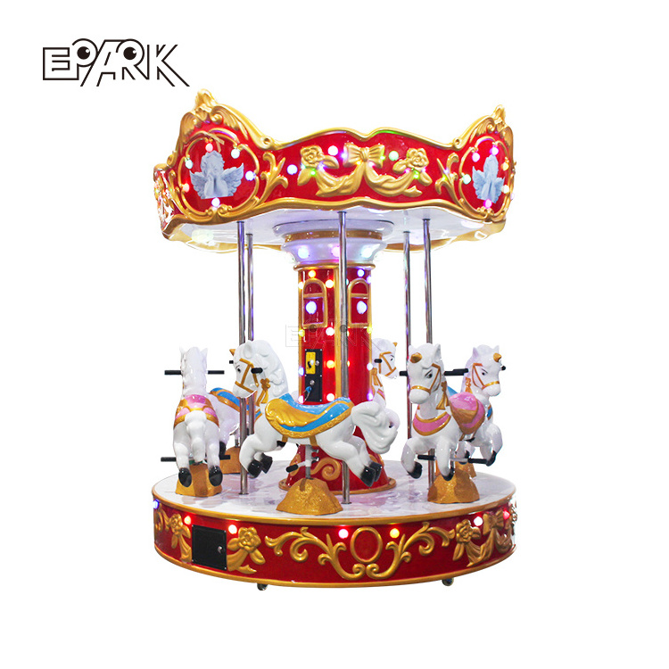 Indoor Outdoor Amusement Park Kids Ride Coin Operated Carousel Ride Amusement Animal Ride For Sale