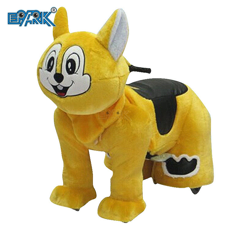 Adult and Kid Size Animal Ride Kids Riding Toys Plush Animal Electric Rides for Sale Ride on Toy Dog Unisex 100kg 12V14AH 1pcs