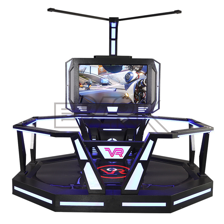 Future Technology Vr Space Walking Platform 9d Vr Simulator Arcade Game Machine For Sale Golden Ford Coin Pusher