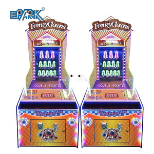 Indoor Game Zone Kids Adults Clown Frenzy Arcade Game Machine Coin Operated Amusement Entertainment Machine