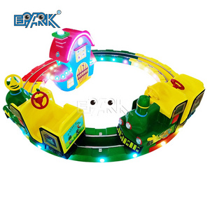 Factory Direct Coin Operated Kiddie Track Train Amusement Park Carnival Ride Game Machine Mini Indoor Kids Rides