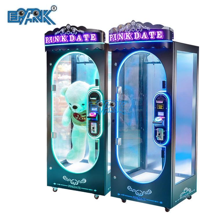 EPARK Win Prize Scissors Arcade Doll Plush Toy Crane Games Pink Date Machine Coin Operated Key Cutting Vending Machines