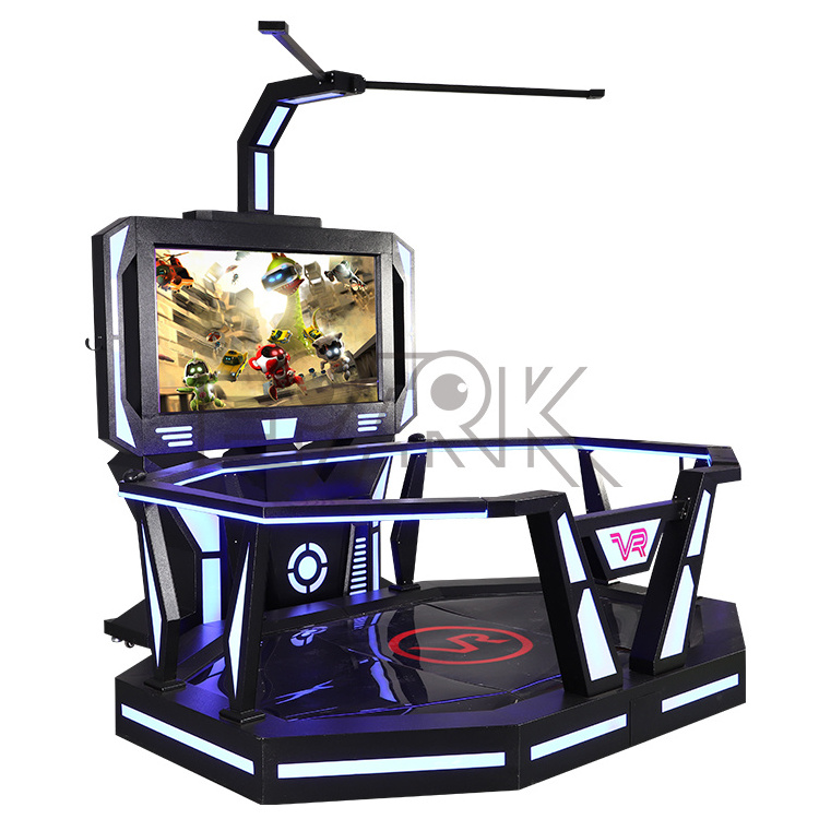 Future Technology Vr Space Walking Platform 9d Vr Simulator Arcade Game Machine For Sale Golden Ford Coin Pusher