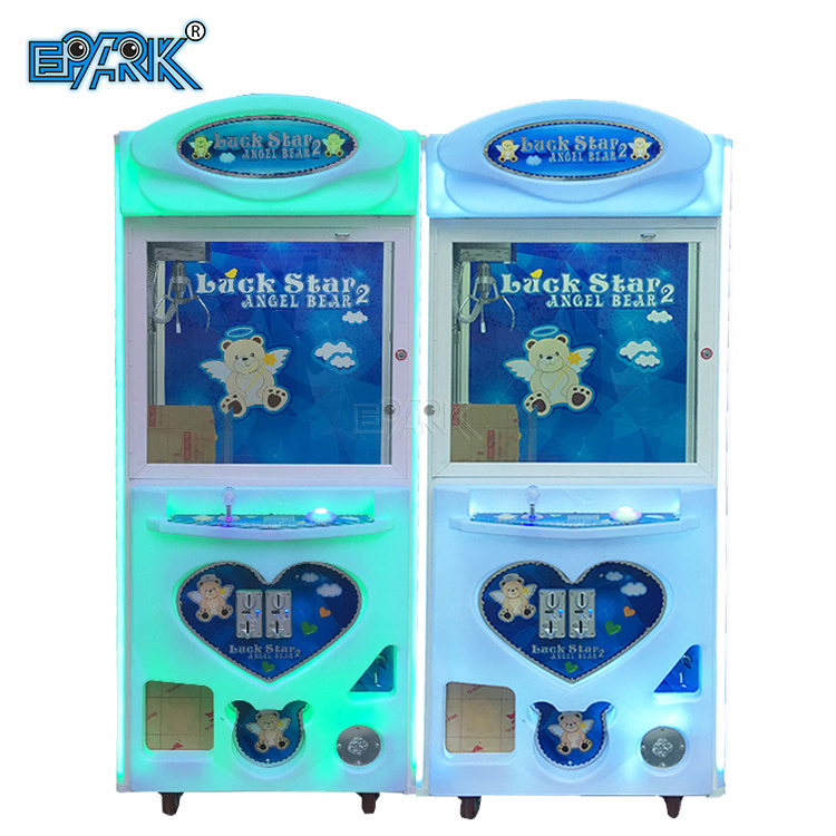 Plush Candy Doll Mini Wooden Case Bartop Hot Sale Amusement Machine Crazy Toy 2 Claw Crane machine