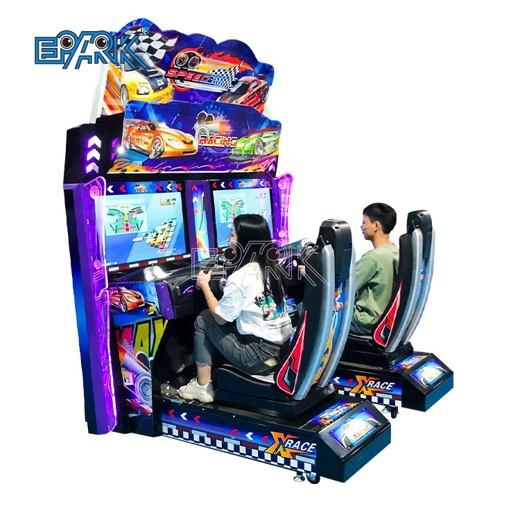 Amusement Park Coin Operated Arcade Kids Game Machine Double Player Outrun Racing Car Game