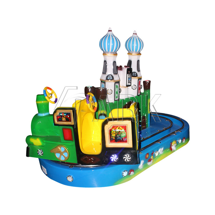 Cheap Price Round Castle Kiddy Ride Train Game Machine Games Video Games For Sale Coin Operated Kiddie Rides Of Helicopter