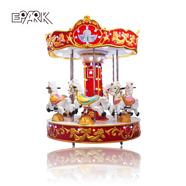 Indoor Outdoor Amusement Park Kids Ride Coin Operated Carousel Ride Amusement Animal Ride For Sale