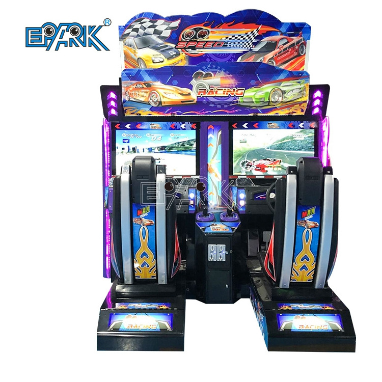 Amusement Park Coin Operated Arcade Kids Game Machine Double Player Outrun Racing Car Game