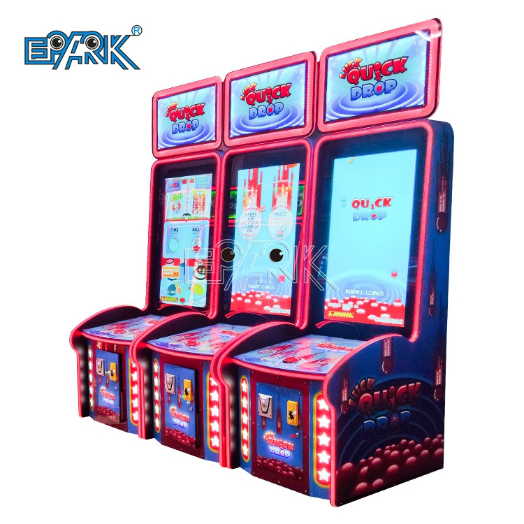 Coin Operated Arcade Room Luck Quick Drop Ball Game Redemption Video Lottery Machines Indoor Playground Game For Sale