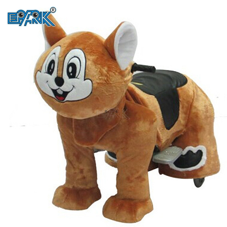 Adult and Kid Size Animal Ride Kids Riding Toys Plush Animal Electric Rides for Sale Ride on Toy Dog Unisex 100kg 12V14AH 1pcs