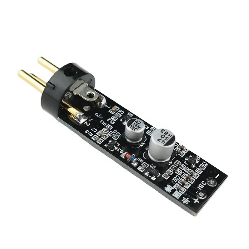 eParthub 48V phantom power electret microphone microphone amplifier board with XLR cannon head