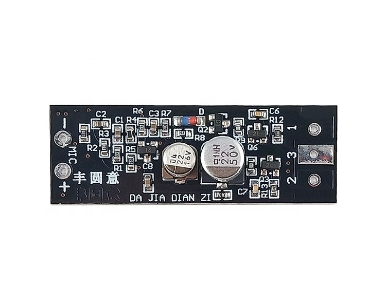 eParthub 48V phantom power electret microphone microphone amplifier board with XLR cannon head