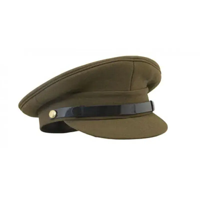 Custom Officer  Cap Head Wear Wholesale Officer Peaked Hat with Bullion Badge Bullion